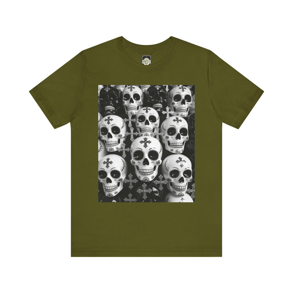 day of the dead Graphic Tee, Casual Wear, Halloween Shirt, Festival Outfit, Unique Gift Idea, Unisex Jersey Tee