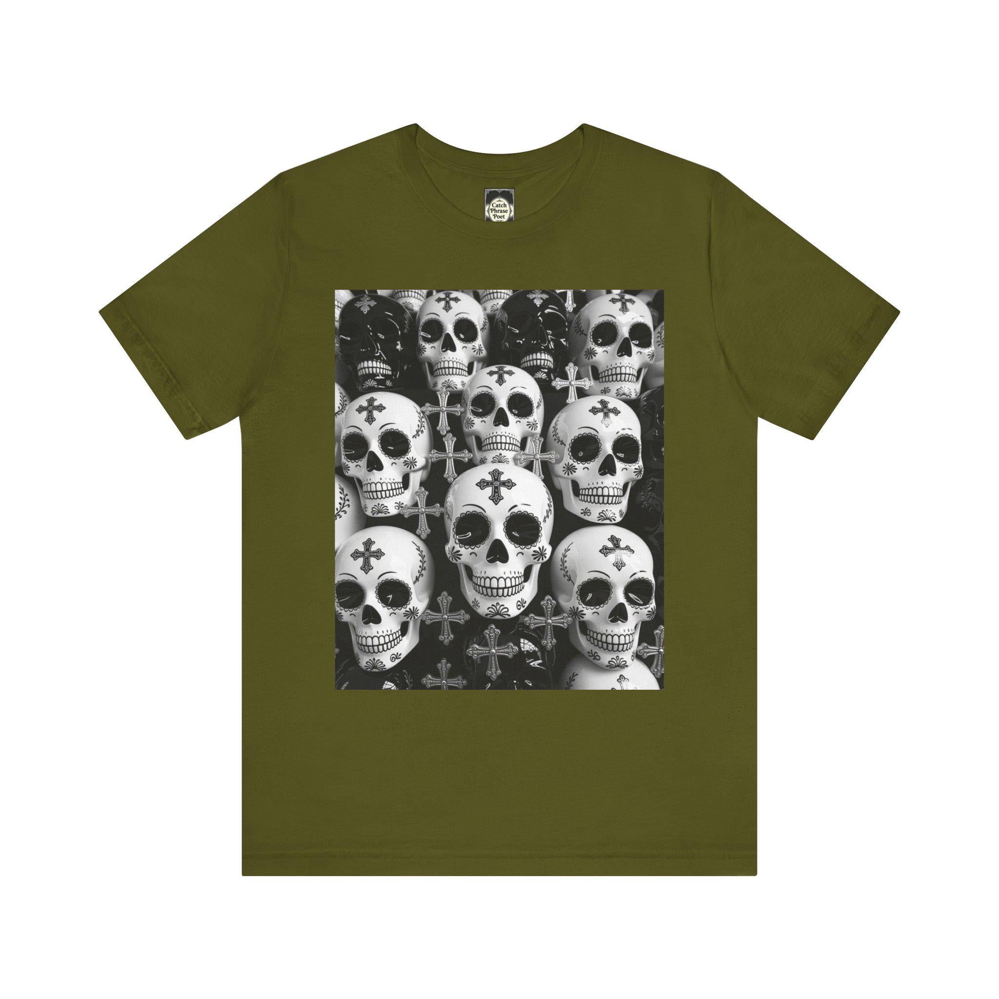day of the dead Graphic Tee, Casual Wear, Halloween Shirt, Festival Outfit, Unique Gift Idea, Unisex Jersey Tee