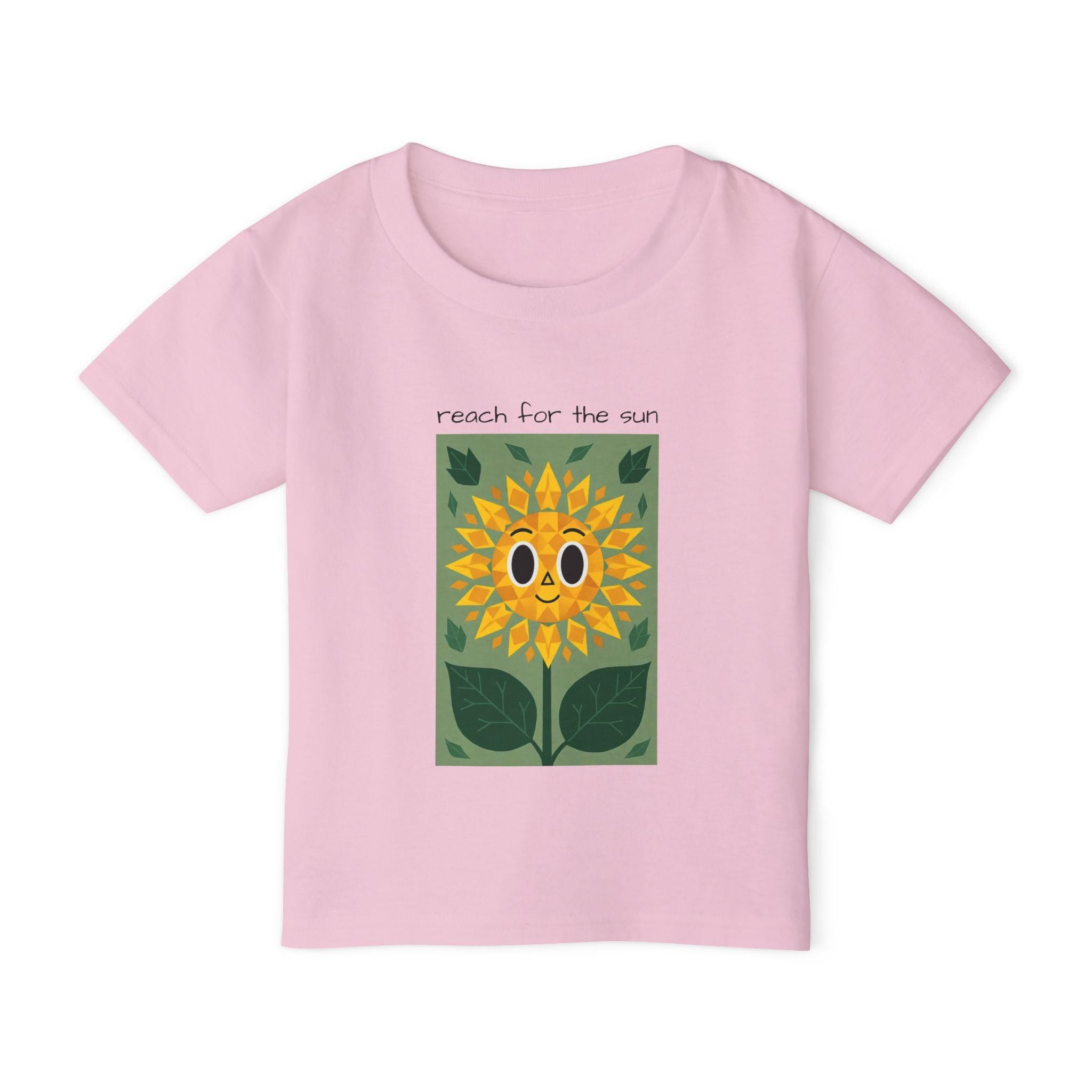Sunflower Toddler T-Shirt, 'Reach for the Sun' Kids Tee