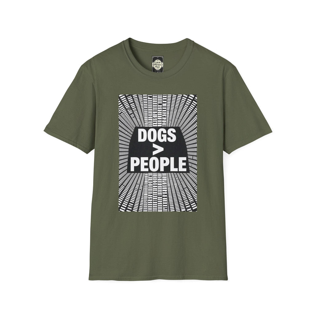Dogs > People T-Shirt: Humorous Dog Lover Tee