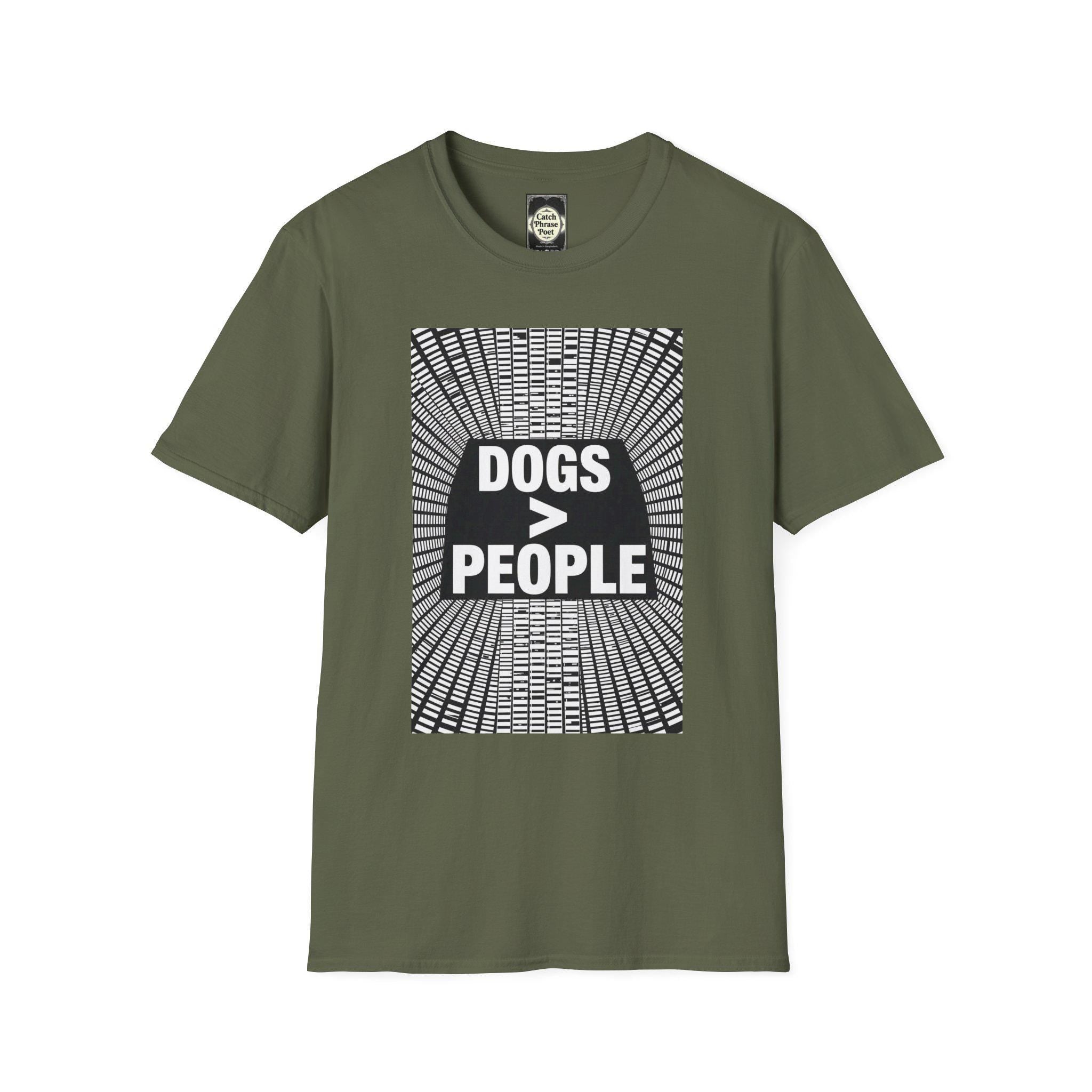 Dogs > People T-Shirt: Humorous Dog Lover Tee