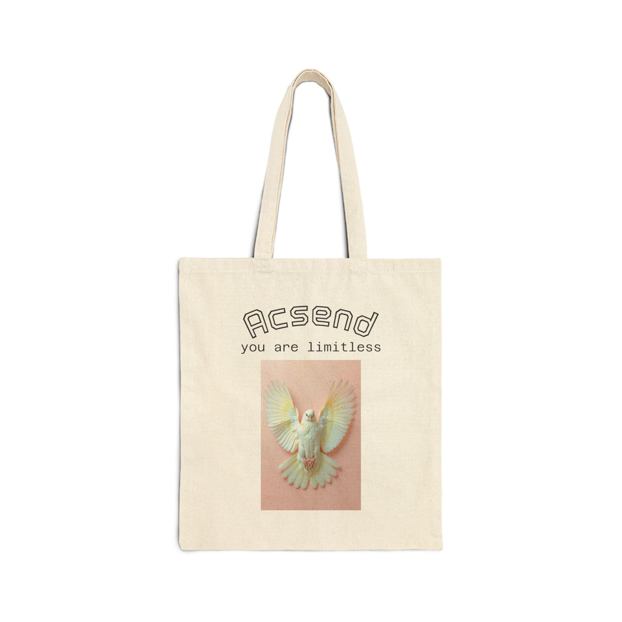 Limitless Spirit Cotton Canvas Tote Bag: Eco-Friendly Gift