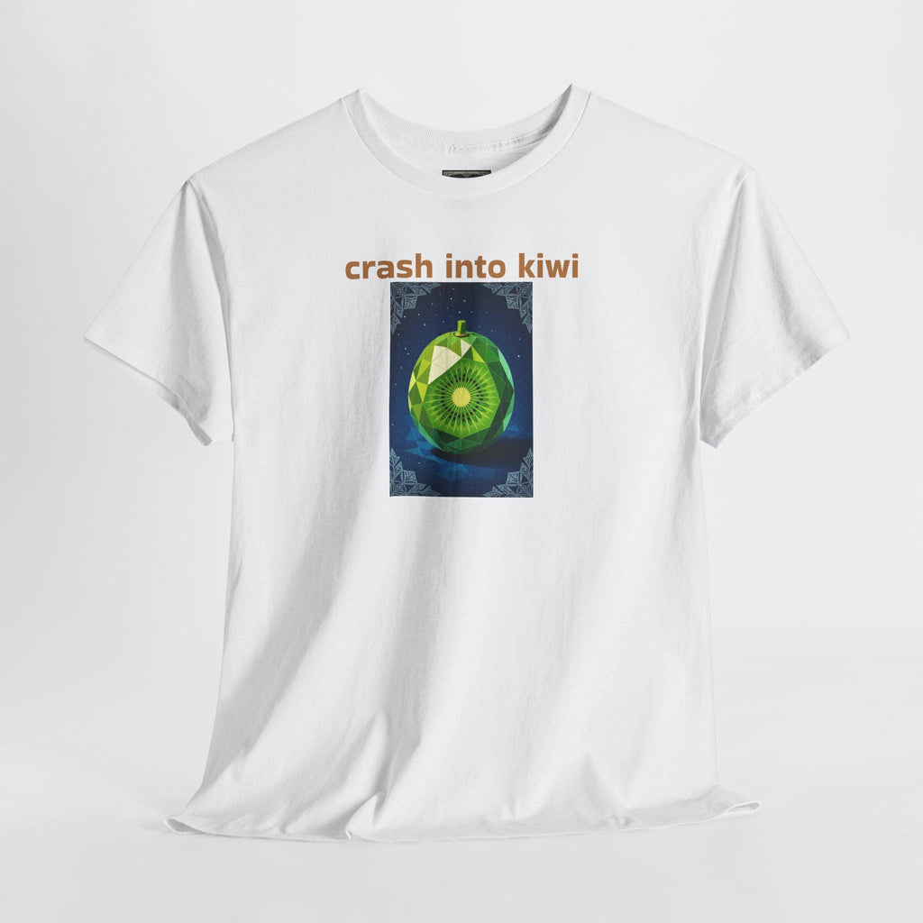 Kiwi Crash Graphic T-Shirt: Fun Unisex Cotton Tee