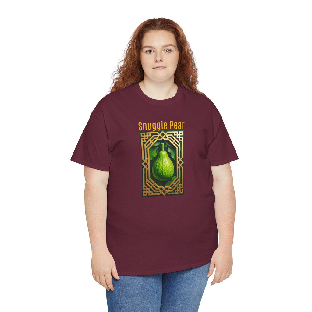 Snuggle Pear Graphic Tee - Unisex Heavy Cotton Shirt