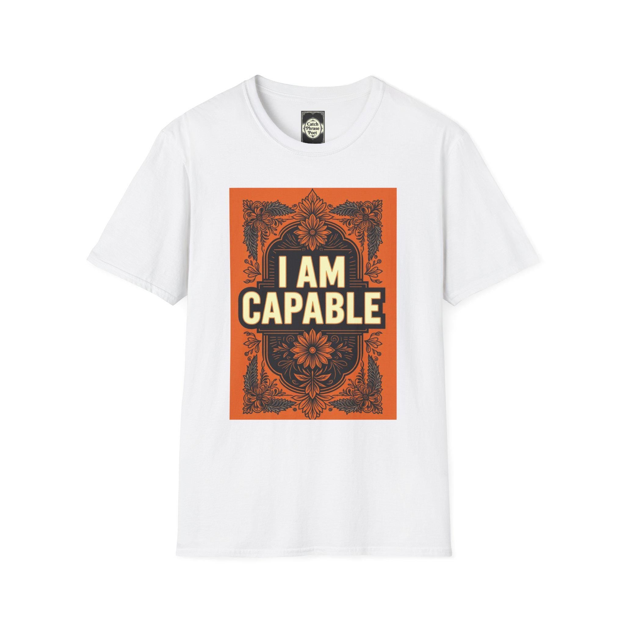 Empowering 'I AM CAPABLE' Unisex T-Shirt: Motivational Gift
