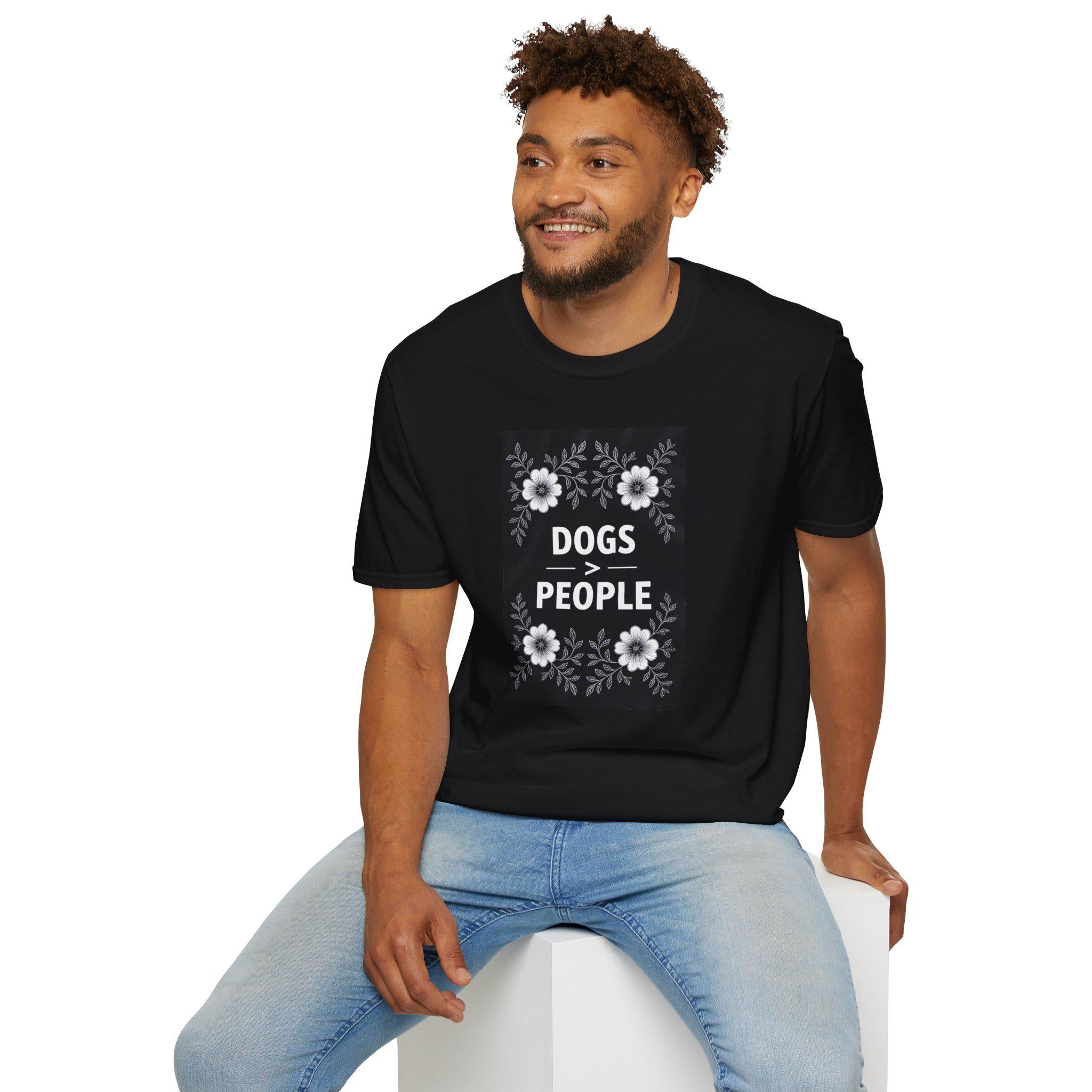 Funny Dog Lover T-Shirt: Dogs > People