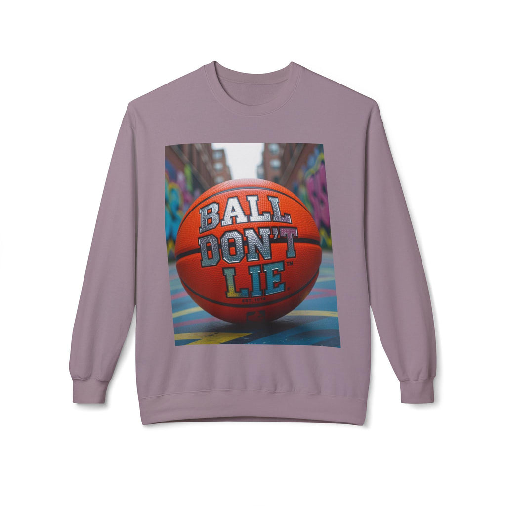 Basketball "Ball Don't Lie" Crewneck Sweatshirt: Cozy Fleece