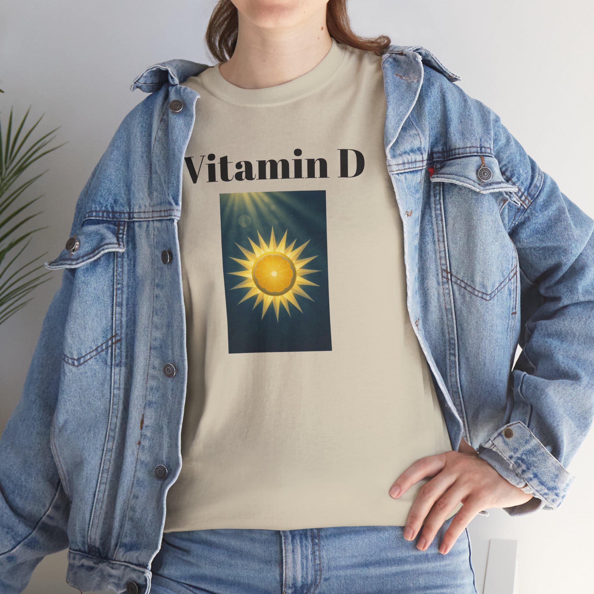Vitamin D Sunshine Graphic Tee - Unisex Heavy Cotton