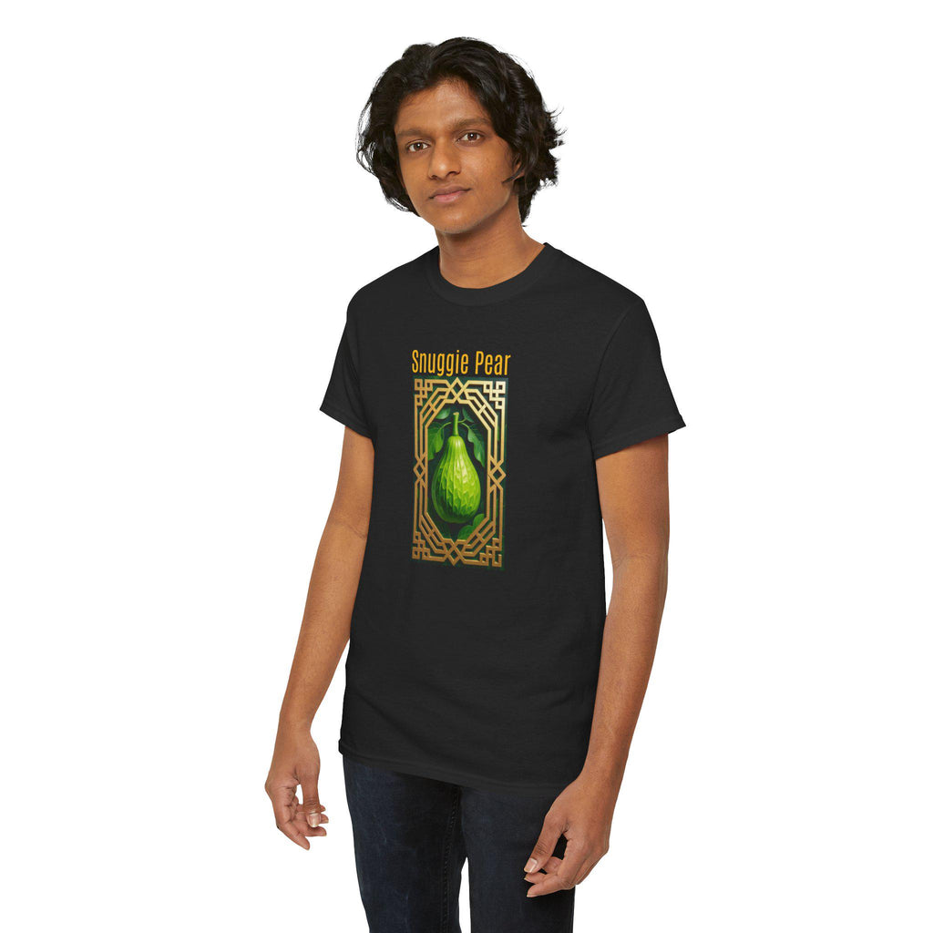 Snuggle Pear Graphic Tee - Unisex Heavy Cotton Shirt