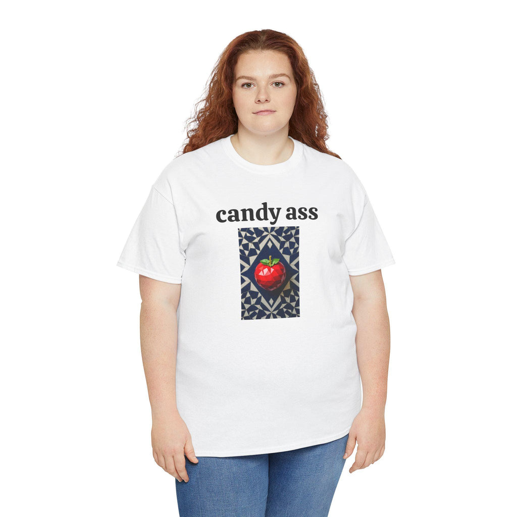 Whimsical Graphic Tee for Fun-Lovers, Candy Ass Humor Shirt, Unique Gift for Friends, Casual Summer Wear, Perfect for Parties