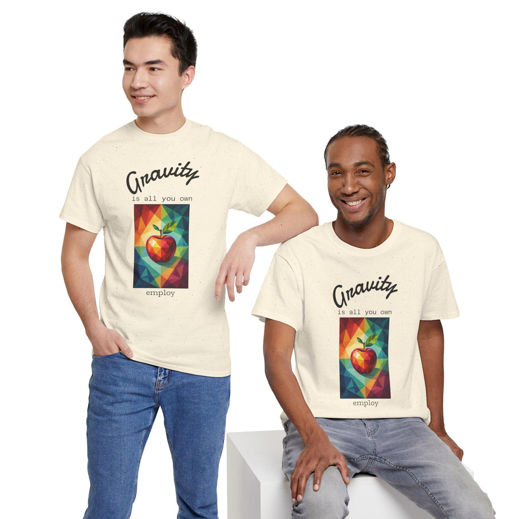 Poetic Gravity T-Shirt: Universe Vibes Astronomy Top