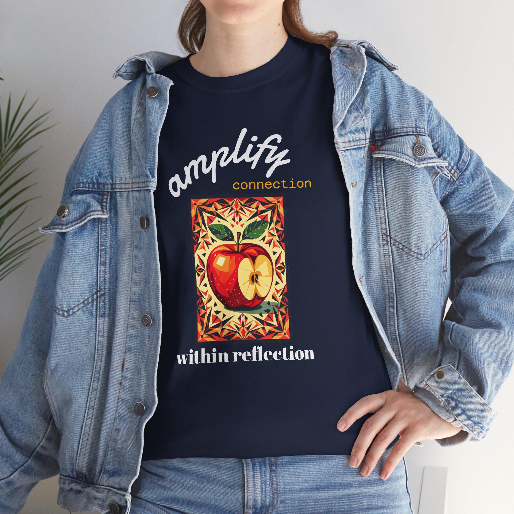 Amplify Connection Apple Tee - Unisex Heavy Cotton Shirt