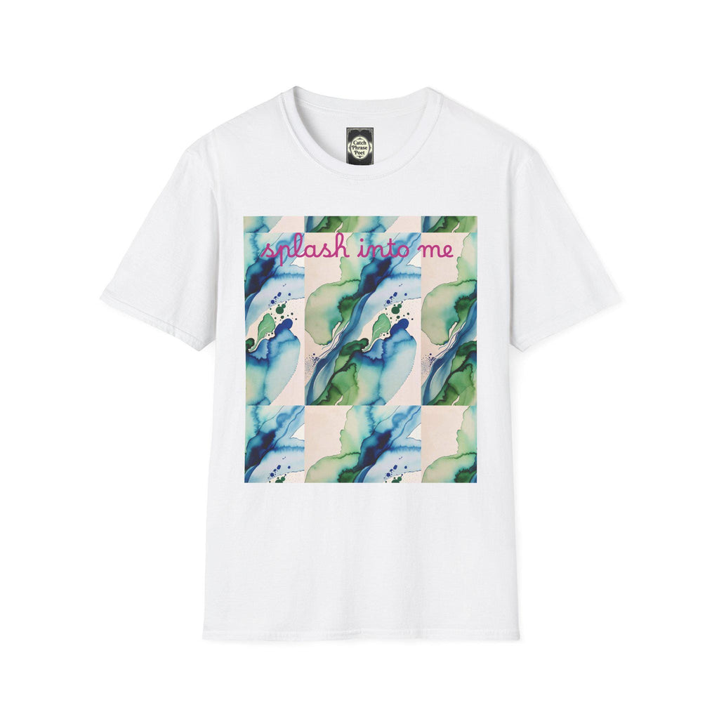 Watercolor Splash Unisex T-Shirt, Softstyle Graphic Tee