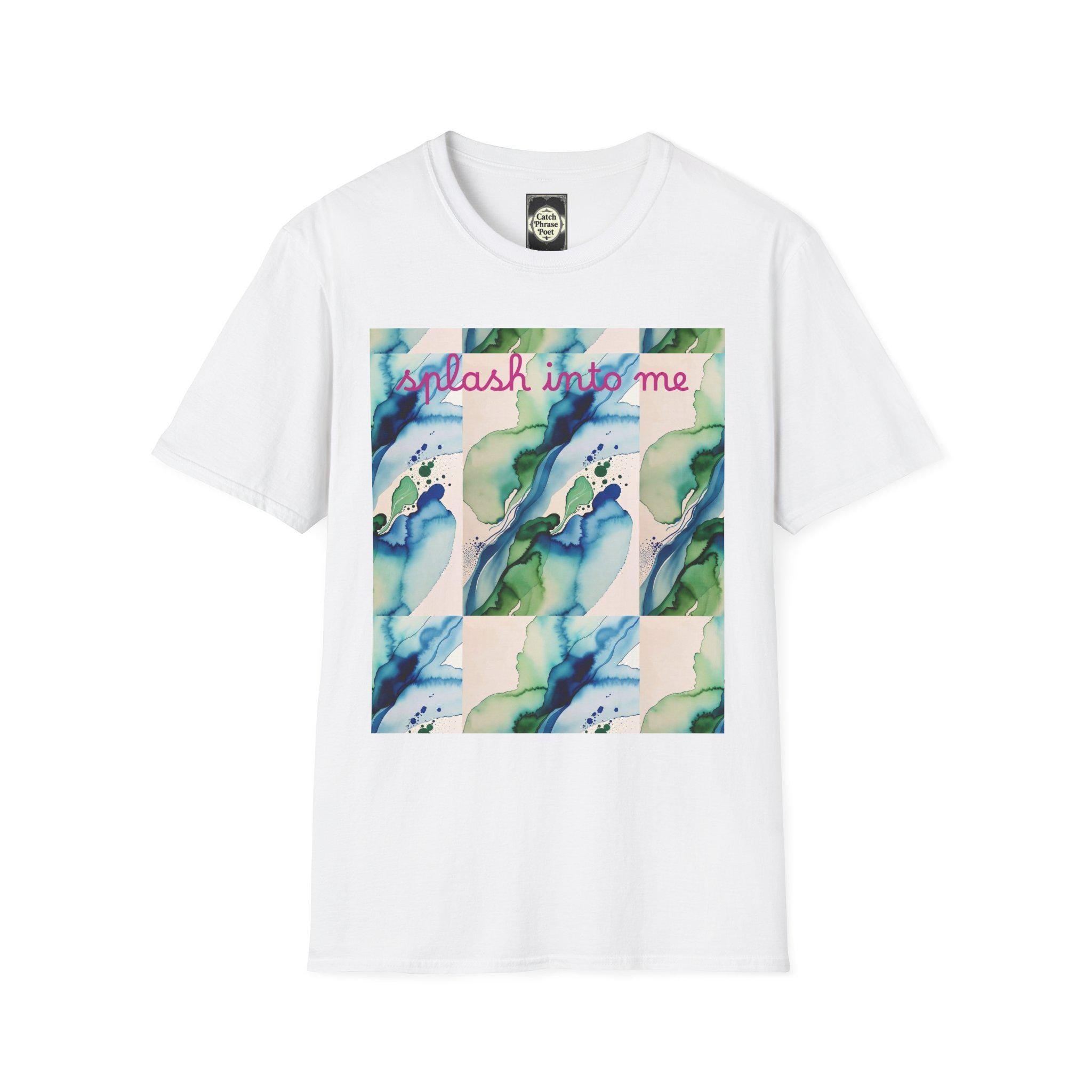 Watercolor Splash Unisex T-Shirt, Softstyle Graphic Tee