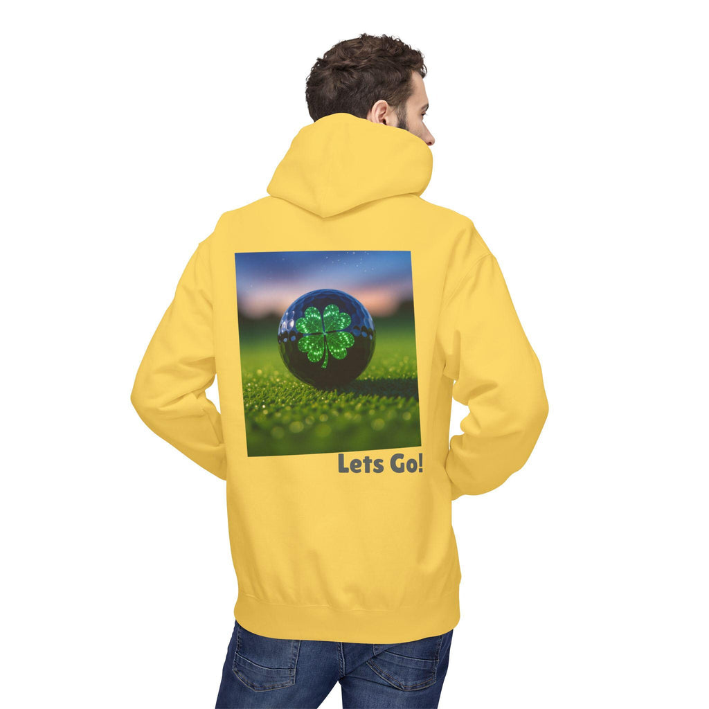 St. Patrick's Day Fleece Hoodie: Lets Go Graphic Sweatshirt