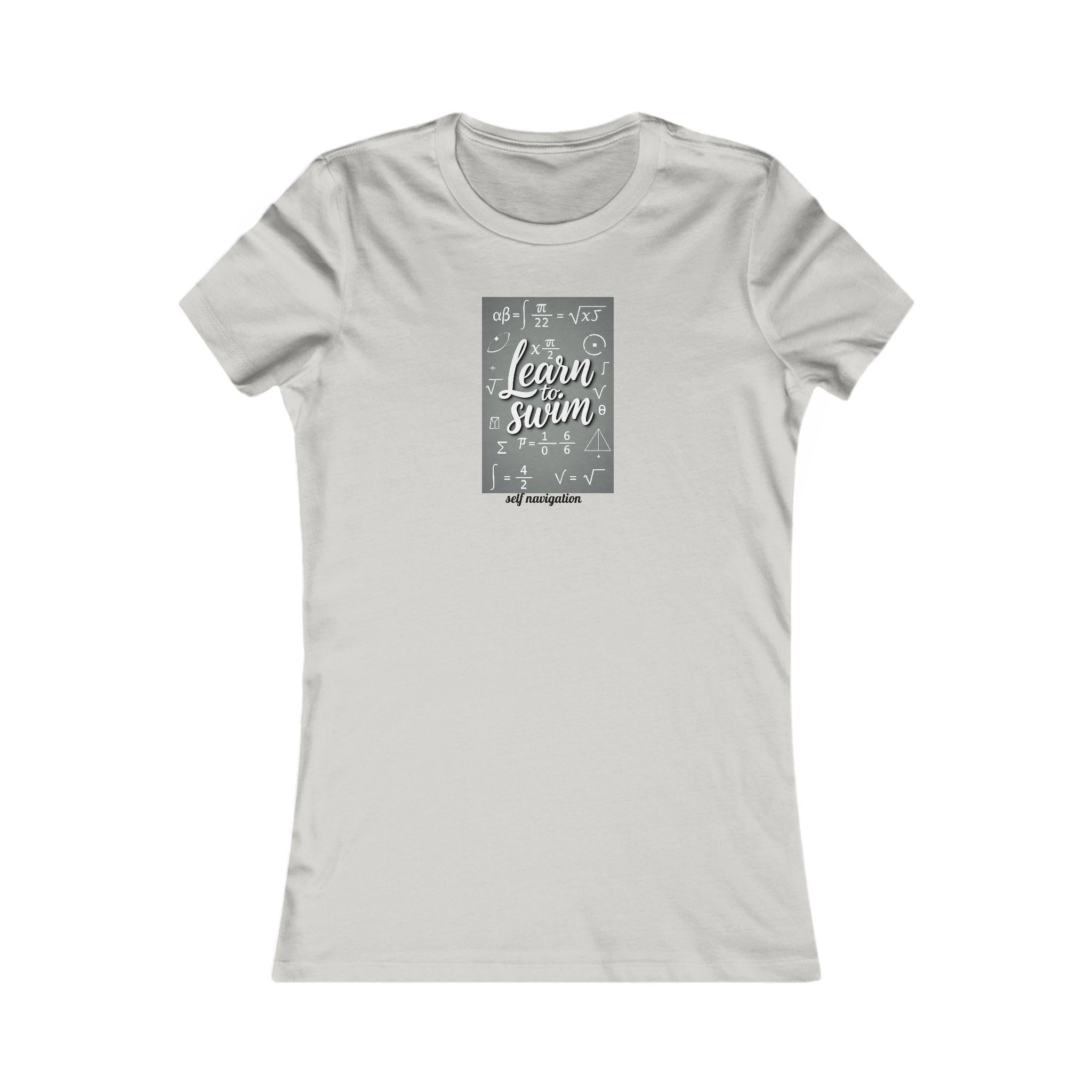 Learn to Swim Women's Tee: Summer Beach Top