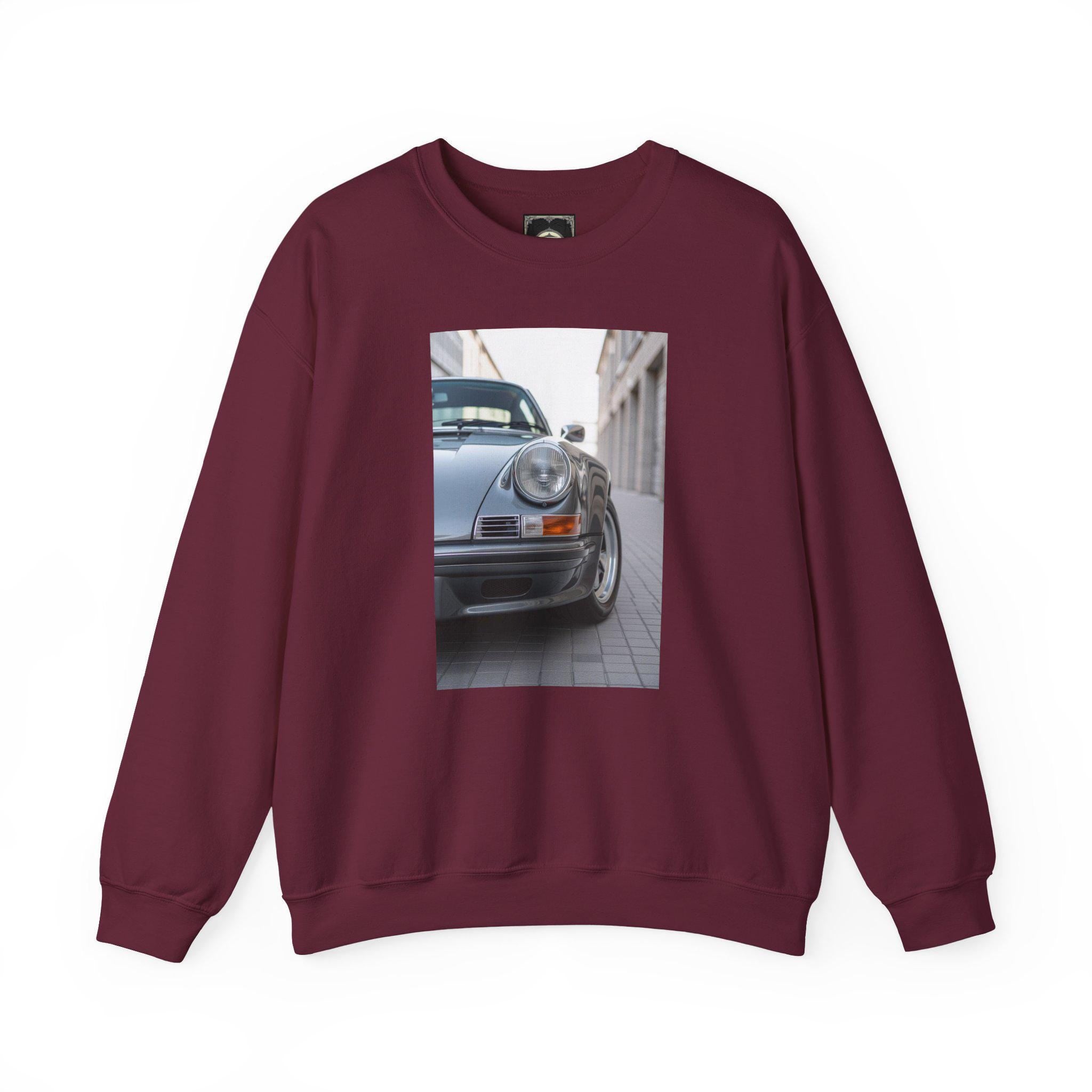 Vintage Car Crewneck Sweatshirt: Unisex Car Enthusiast Fashion