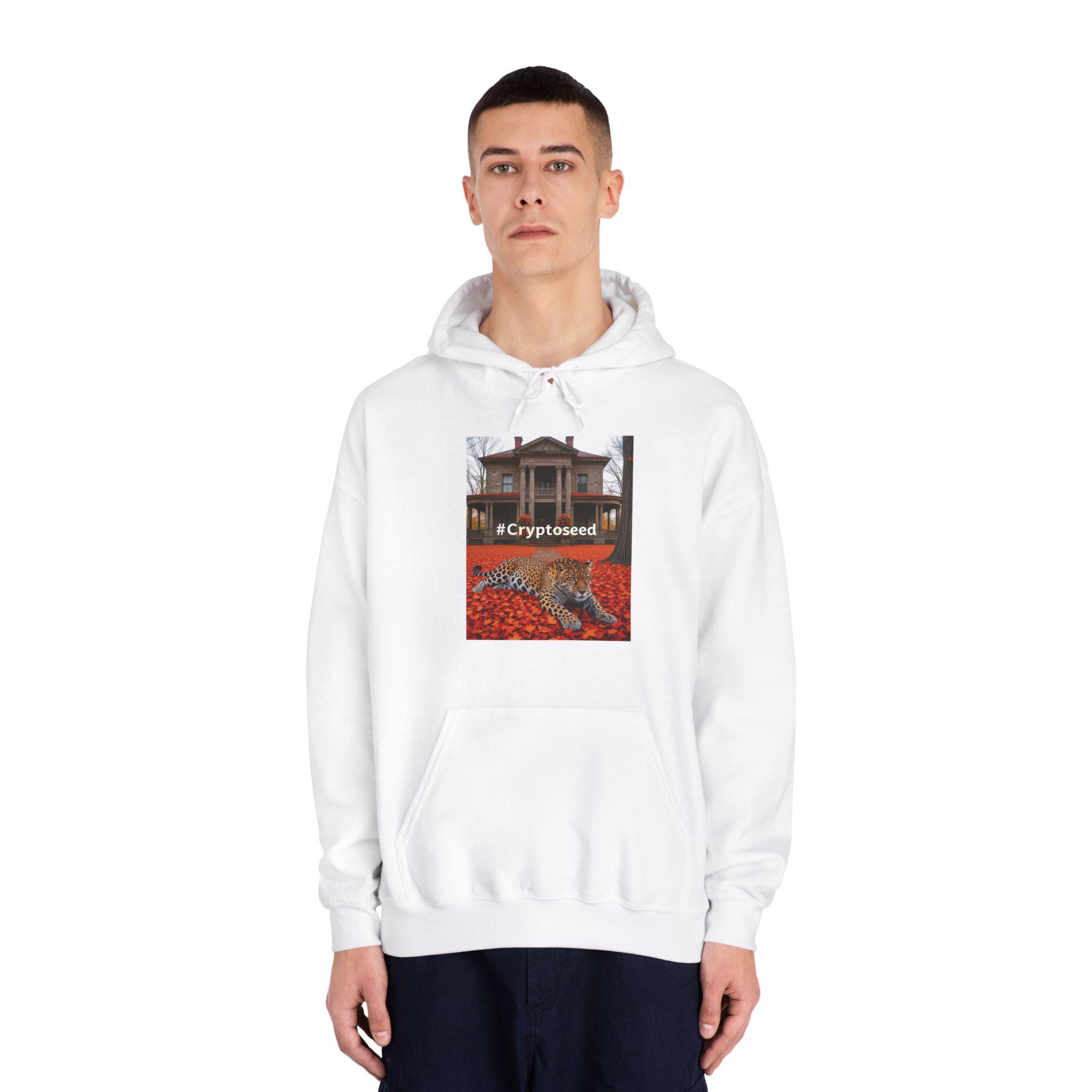 Hashtag CRYPTOSEED Unisex Hooded Sweatshirt, Gratitude Design