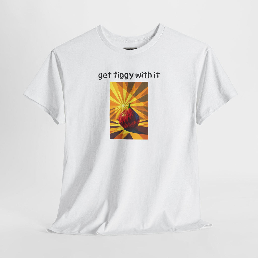 Get Figgy With It Tee: Unisex Heavy Cotton Graphic T-shirt