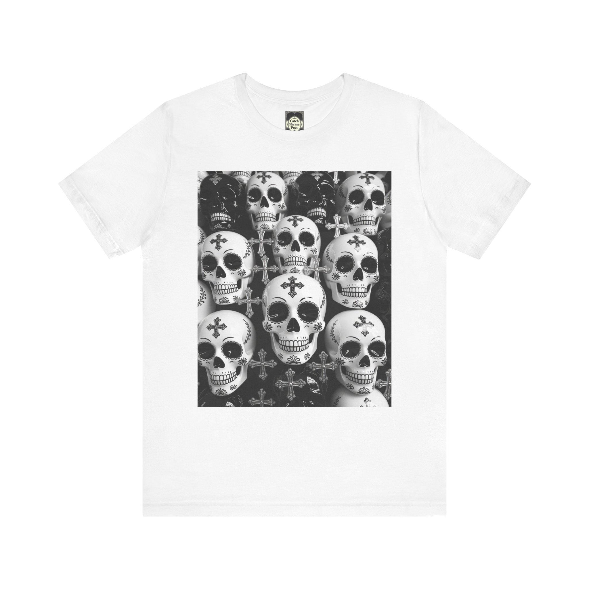 day of the dead Graphic Tee, Casual Wear, Halloween Shirt, Festival Outfit, Unique Gift Idea, Unisex Jersey Tee