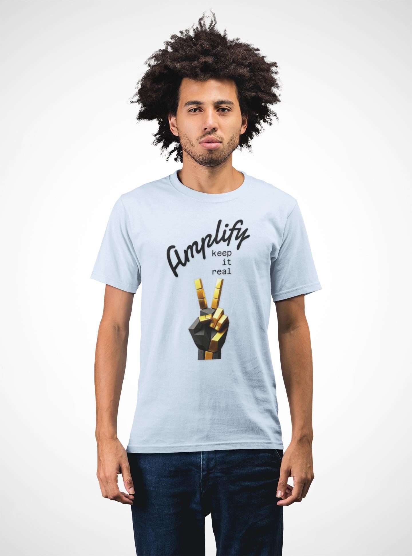 Amplify Peace Unisex Softstyle T-Shirt | Casual Wear, Gift Idea, Statement Tee, Social Justice Apparel, Everyday Style
