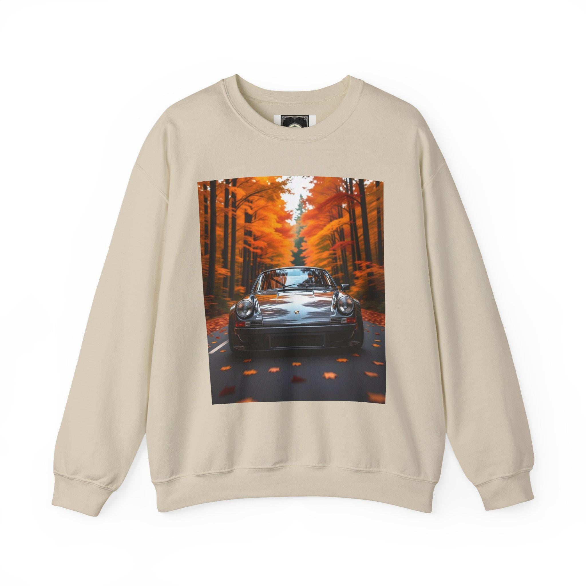Vintage Car Autumn Sweatshirt: Cozy Unisex Crewneck