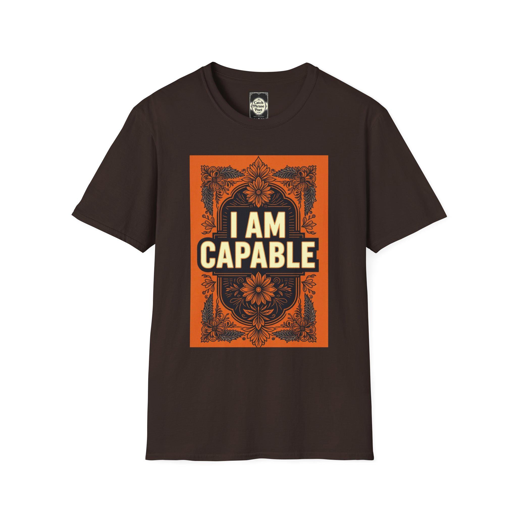 Empowering 'I AM CAPABLE' Unisex T-Shirt: Motivational Gift