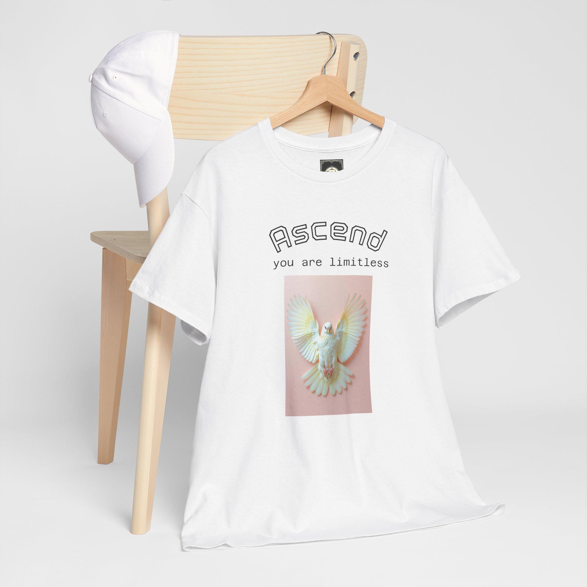 Limitless Spirit Graphic Tee: Inspirational Unisex Cotton Shirt