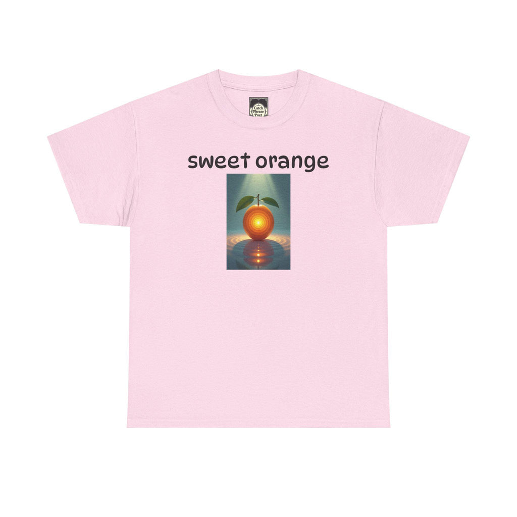 Sweet Orange Graphic Tee: Unisex Heavy Cotton T-Shirt