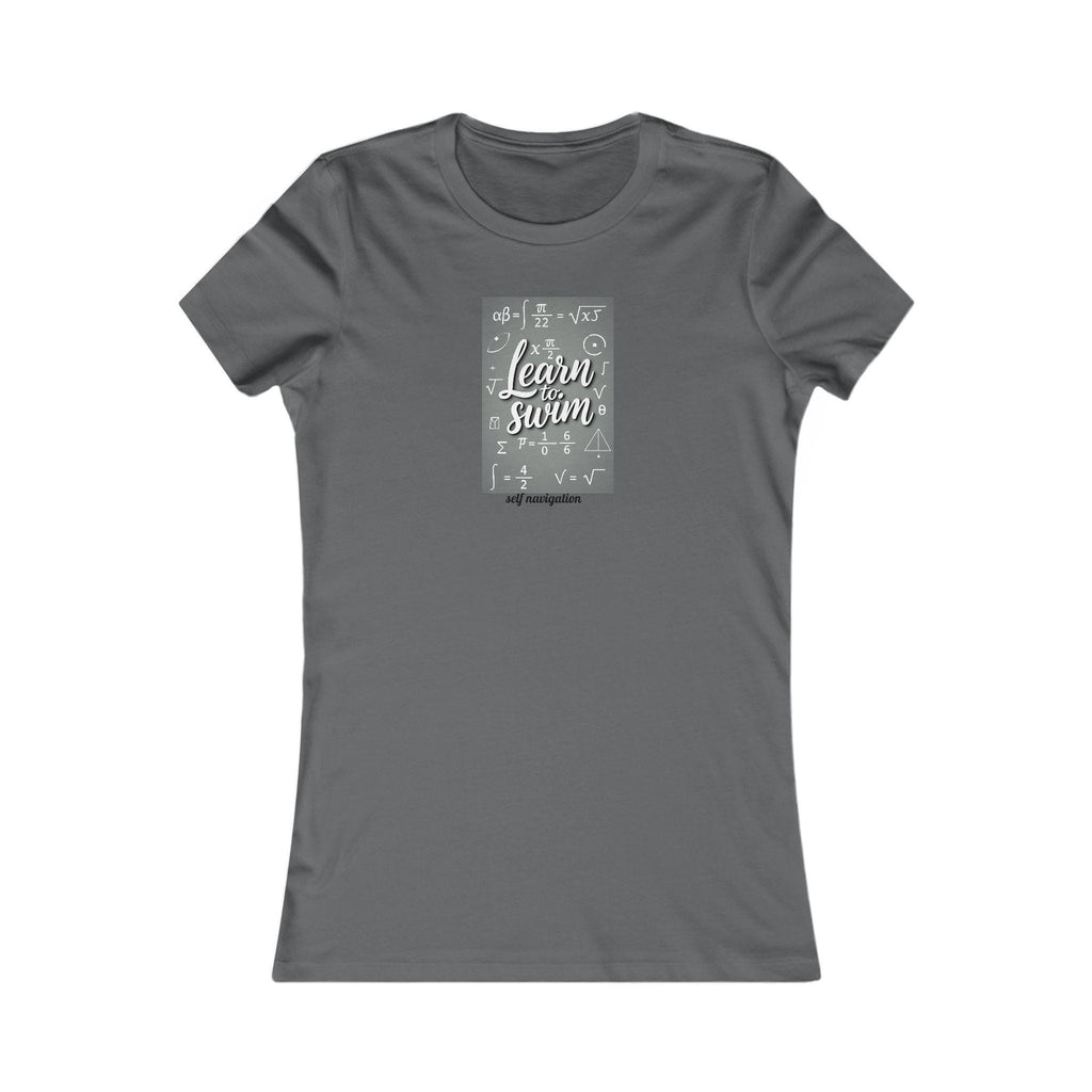 Learn to Swim Women's Tee: Summer Beach Top