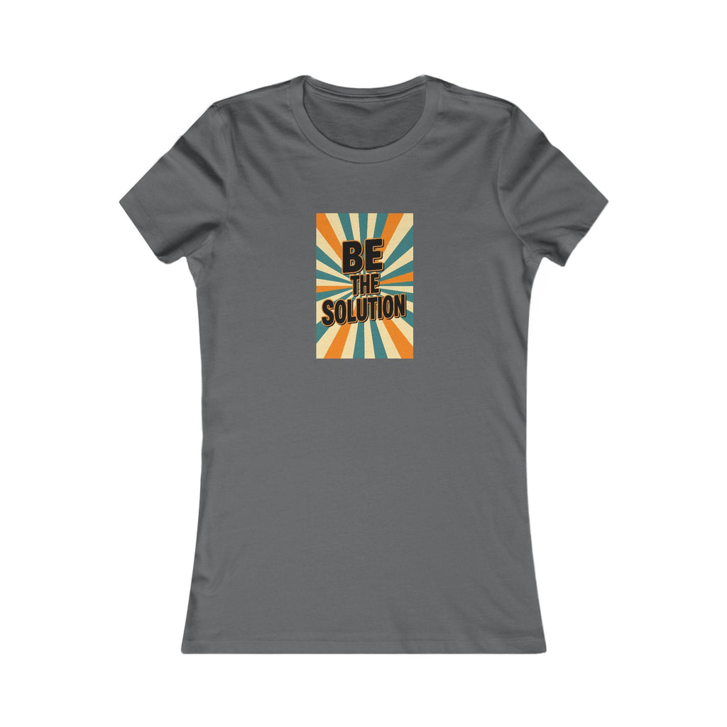 Empowering Women's Tee, Be The Solution T-Shirt, Inspirational Gift, Casual Wear, Trendy Outfit, Everyday Apparel