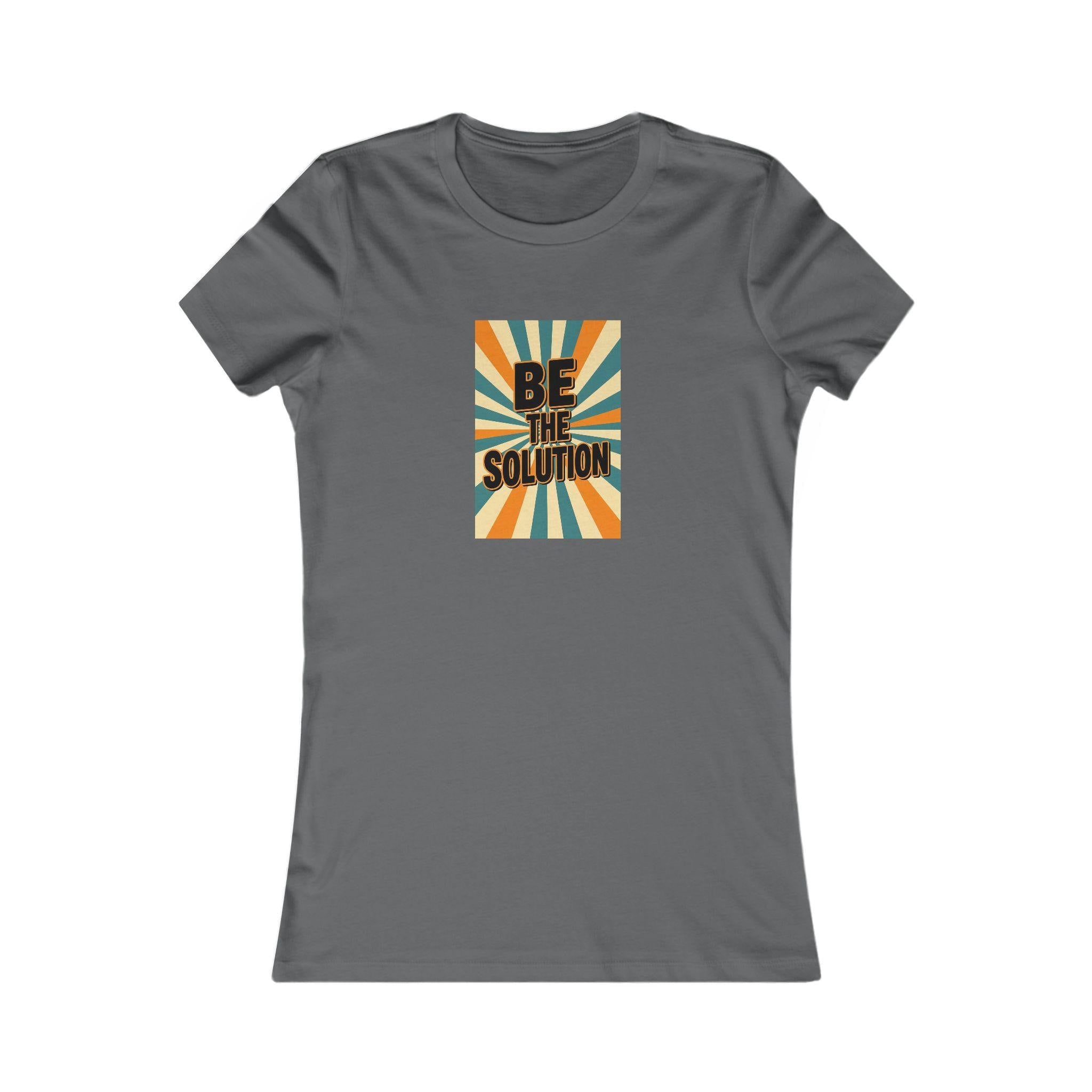 Empowering Women's Tee, Be The Solution T-Shirt, Inspirational Gift, Casual Wear, Trendy Outfit, Everyday Apparel