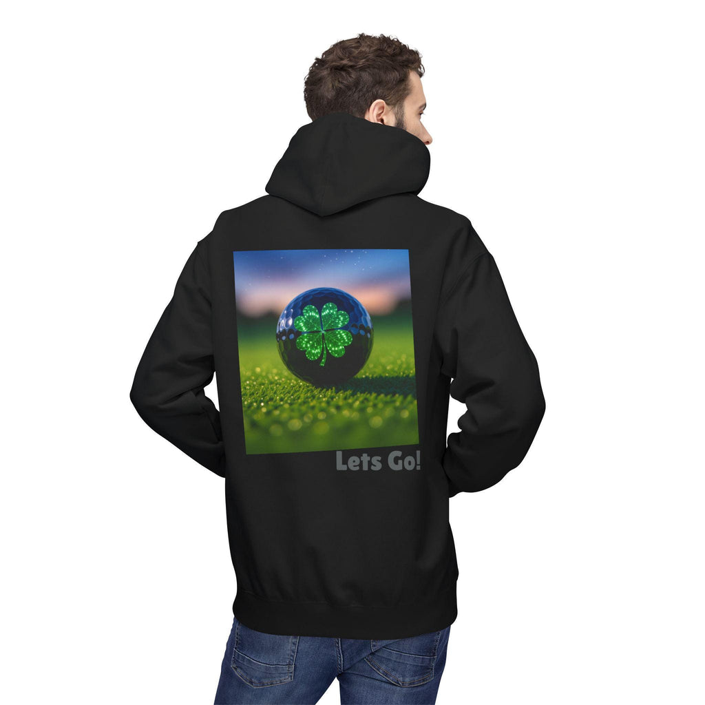 St. Patrick's Day Fleece Hoodie: Lets Go Graphic Sweatshirt