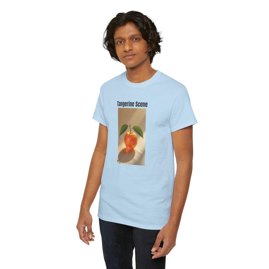 Tangerine Scene Graphic Tee - Unisex Heavy Cotton T-Shirt