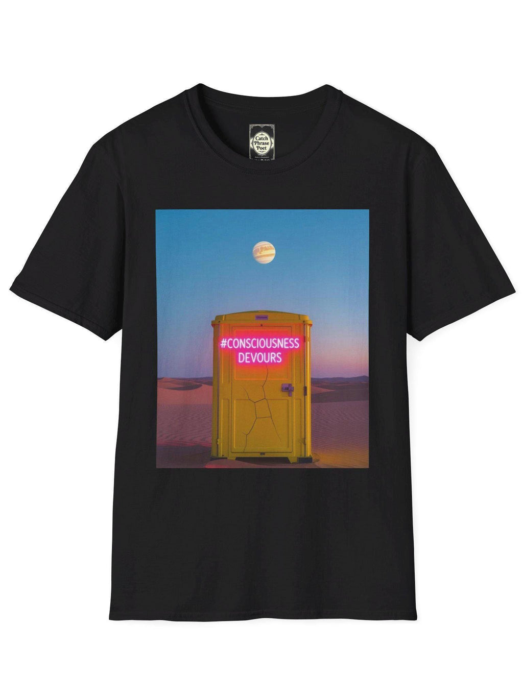 Consciousness Devours Graphic T-Shirt – Unisex Festival Tee