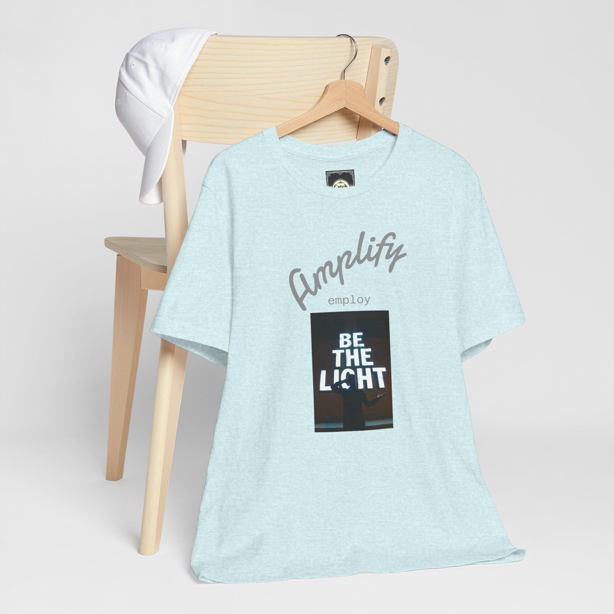 Be The Light Shirt: Unisex Inspirational Cotton Tee