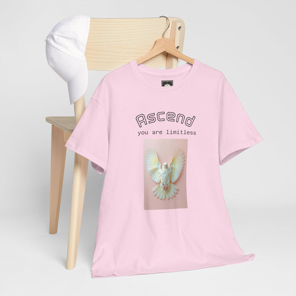 Limitless Spirit Graphic Tee: Inspirational Unisex Cotton Shirt