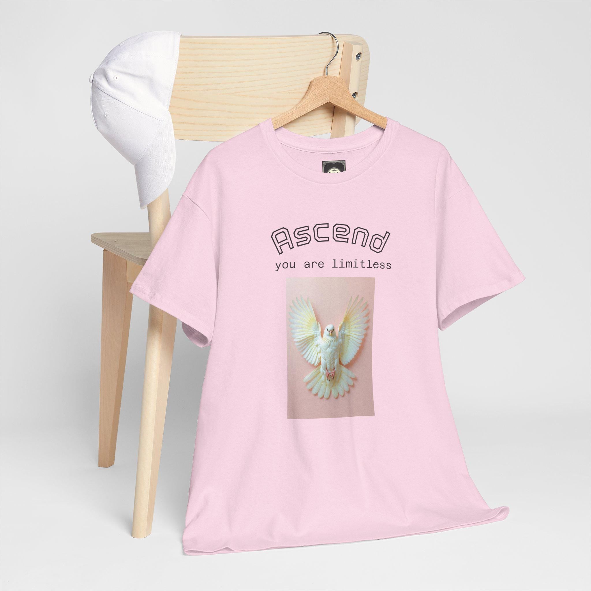 Limitless Spirit Graphic Tee: Inspirational Unisex Cotton Shirt