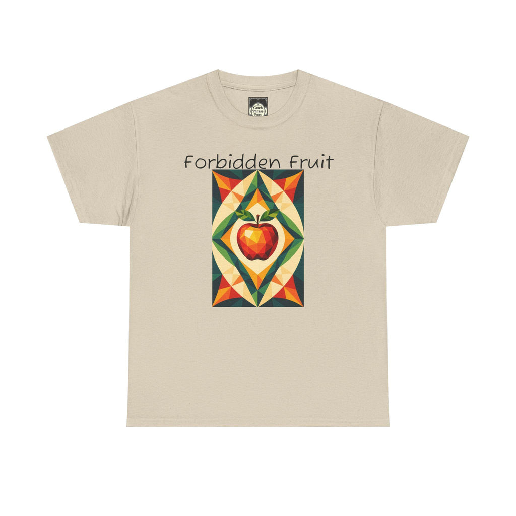 Forbidden Fruit Graphic Tee: Unisex Heavy Cotton, Art Lover Gift