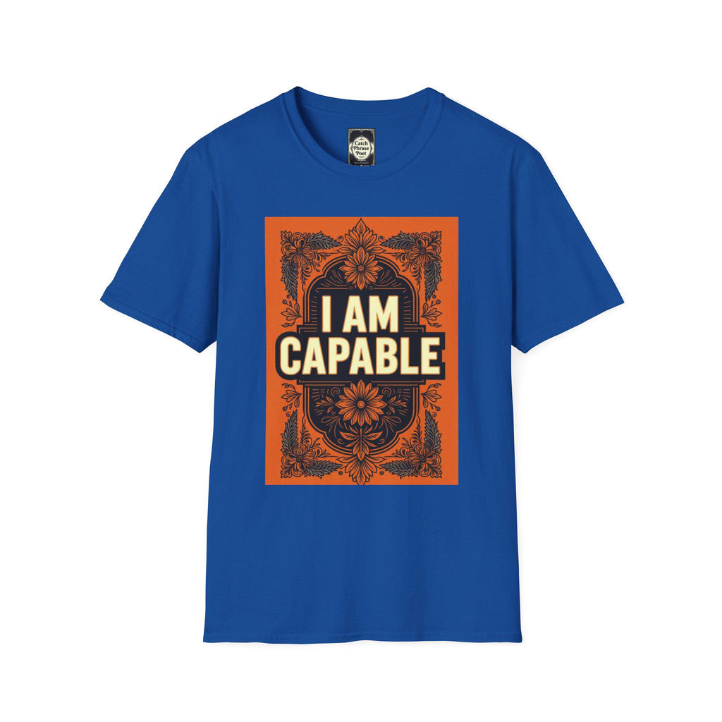 Empowering 'I AM CAPABLE' Unisex T-Shirt: Motivational Gift