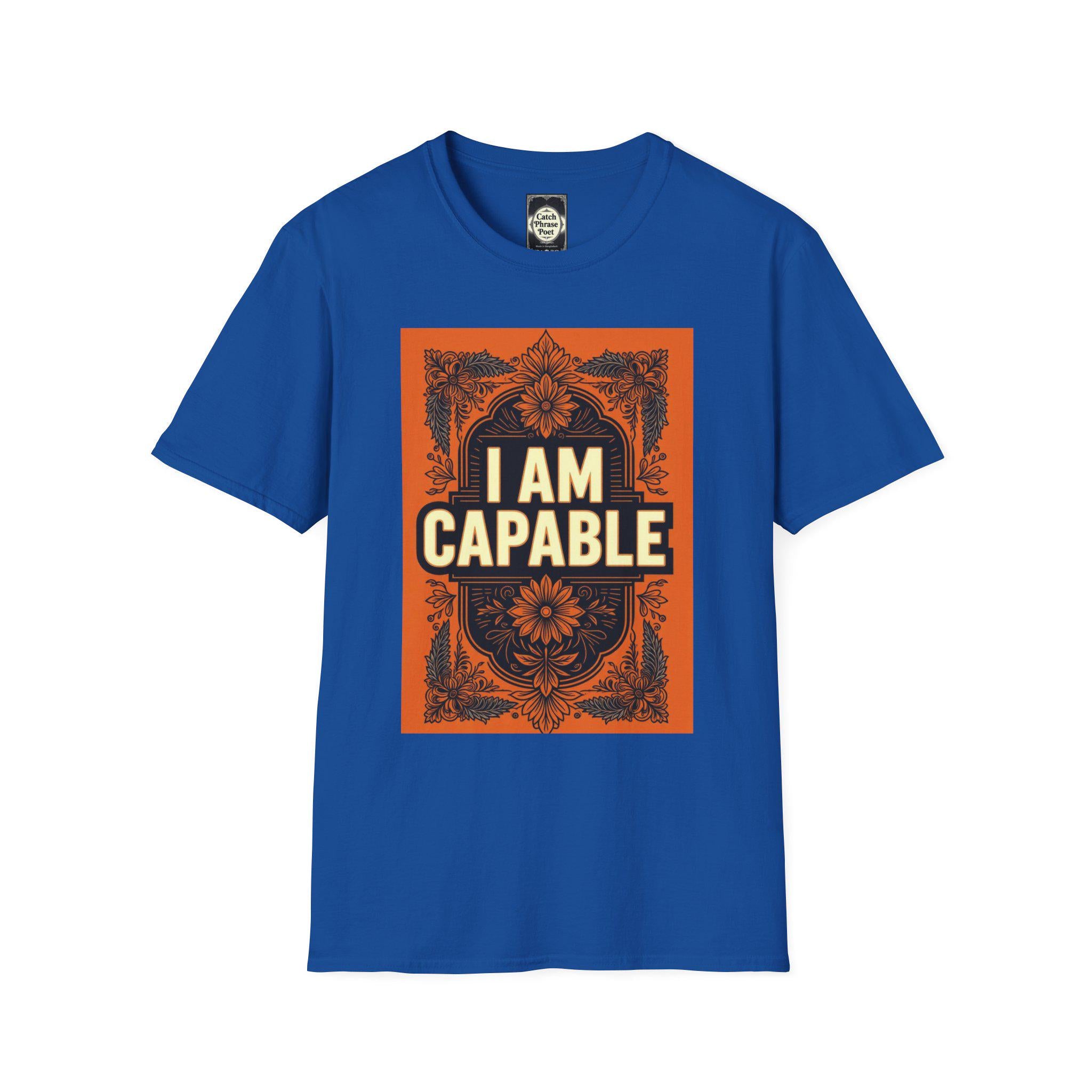 Empowering 'I AM CAPABLE' Unisex T-Shirt: Motivational Gift