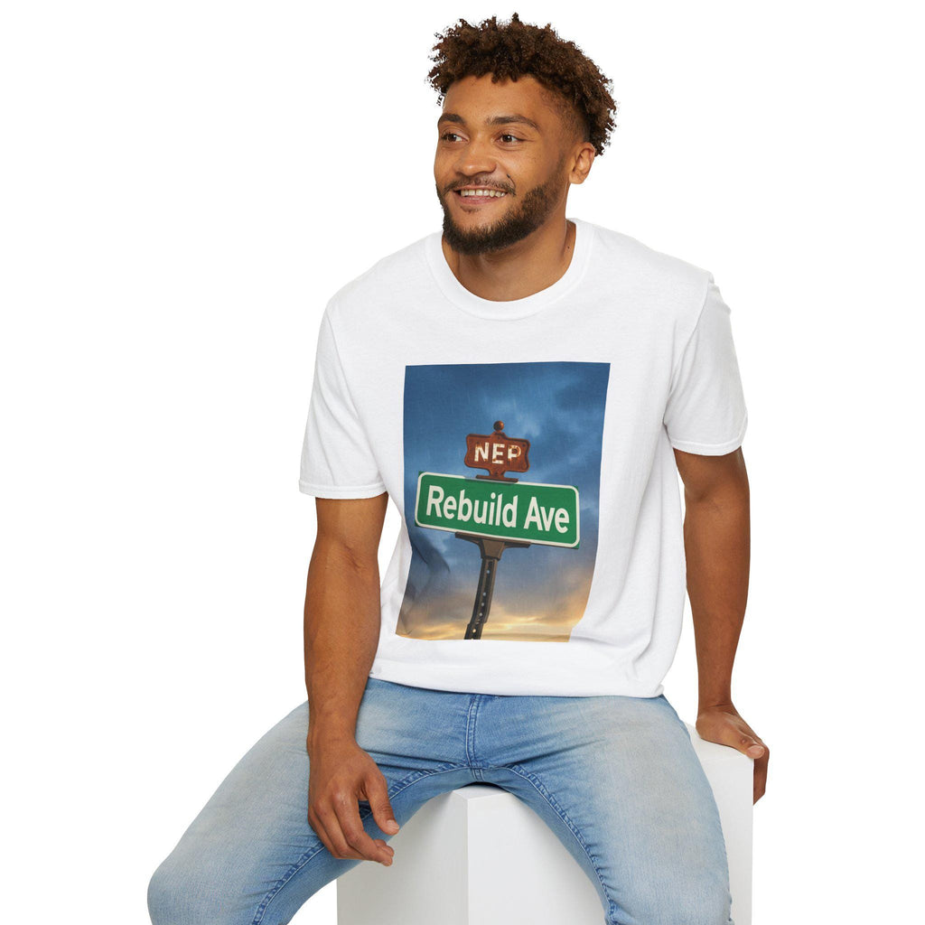 Rebuild Avenue Graphic T-Shirt: Positive Change, Unisex Tee