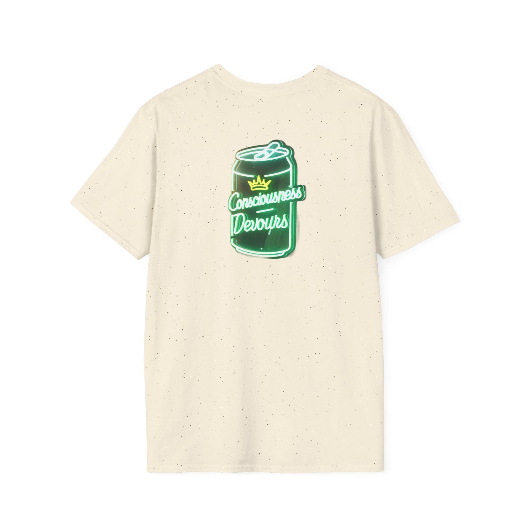 Consciousness Devours Graphic T-Shirt - Softstyle Unisex Tee