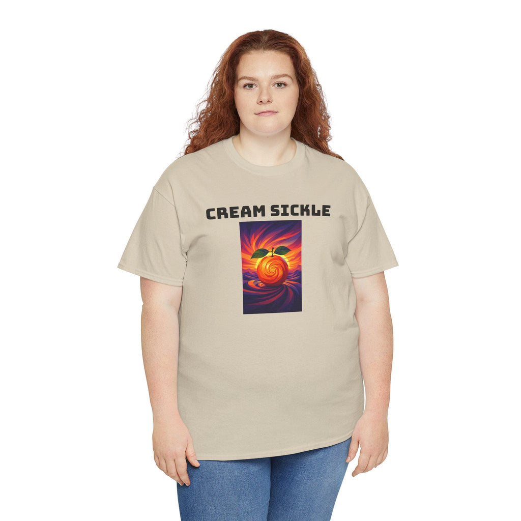 Cream Sickle Graphic Tee - Retro Summer Unisex Shirt
