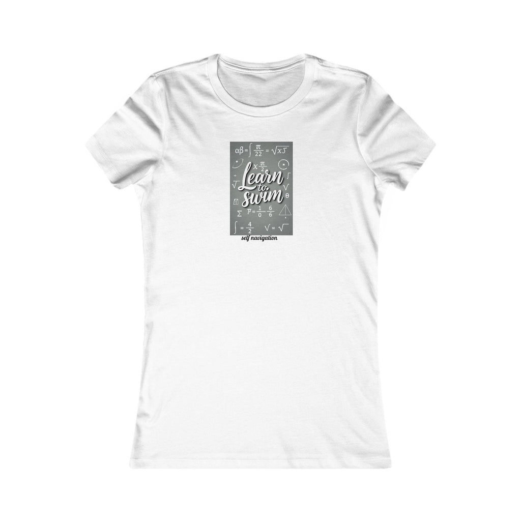 Learn to Swim Women's Tee: Summer Beach Top