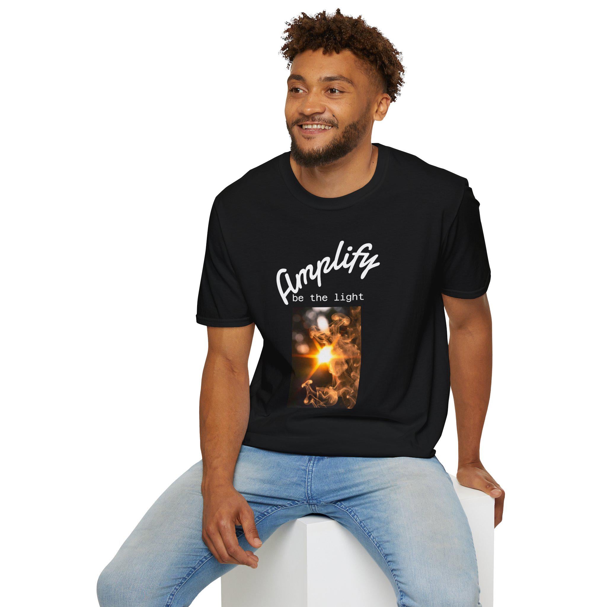Amplify The Light Unisex T-Shirt: Ring-Spun Cotton Softstyle Tee