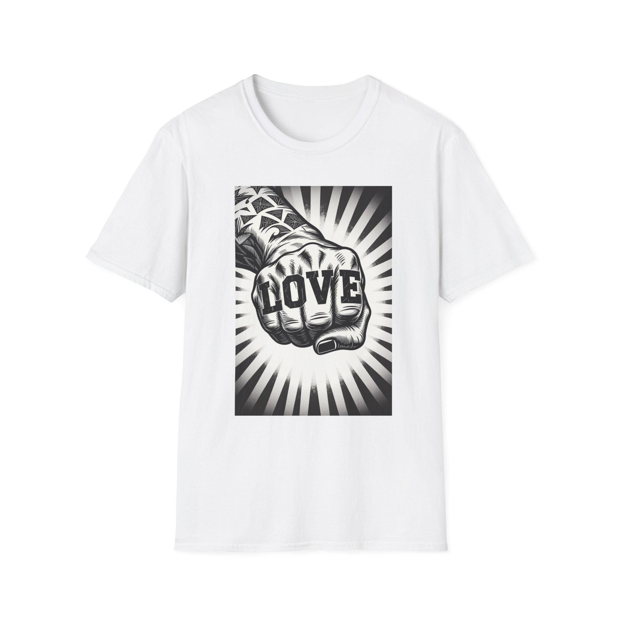 Love Fist Bump T-Shirt: Romantic Valentine's Day Gift