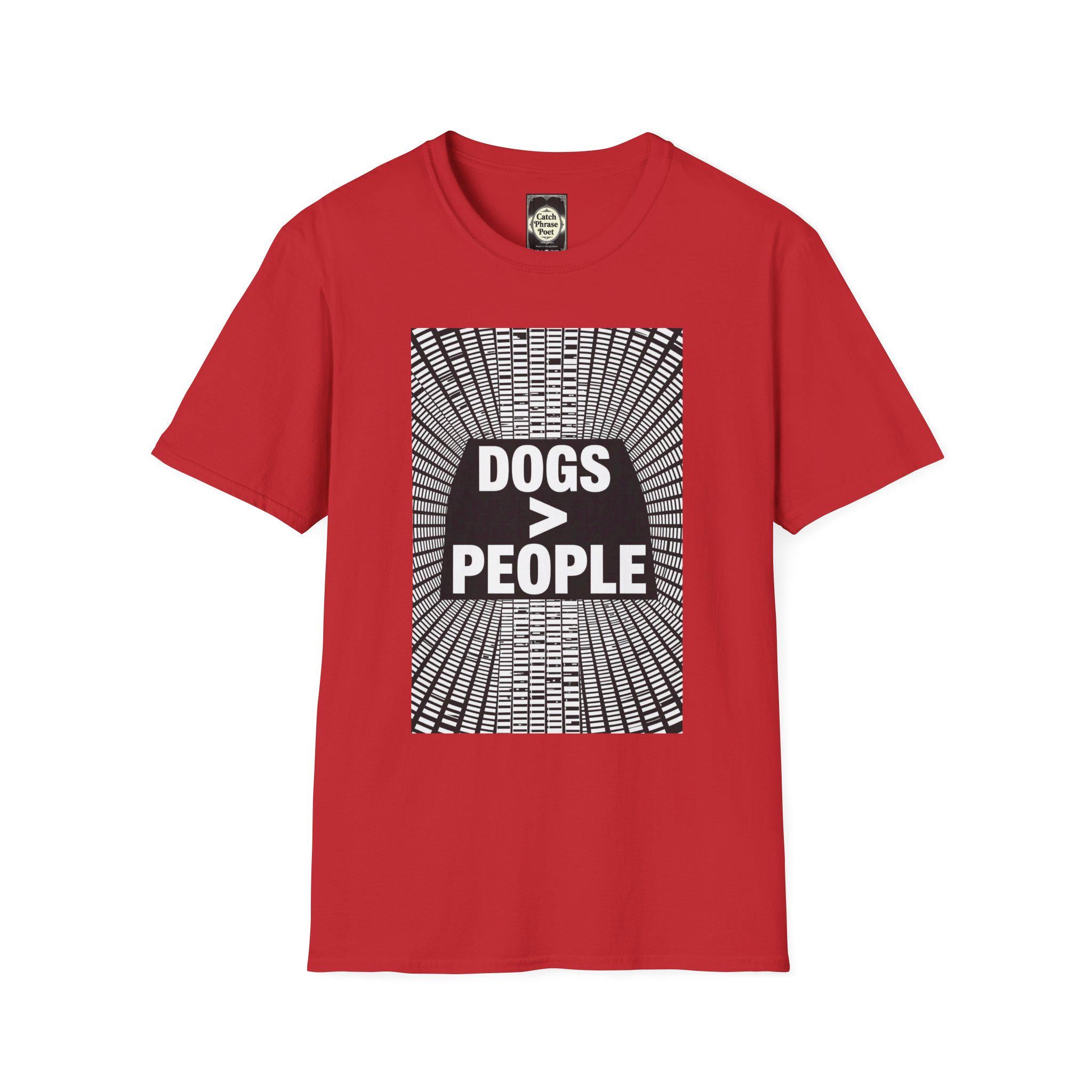 Dogs > People T-Shirt: Humorous Dog Lover Tee