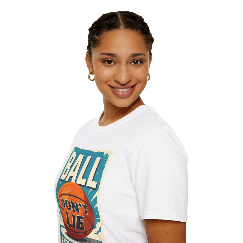 Basketball Lover Unisex Softstyle T-Shirt, Sports Fan Tee, Ball Don't Lie PDX, Graphic Tee, Gift for Hoops Enthusiast