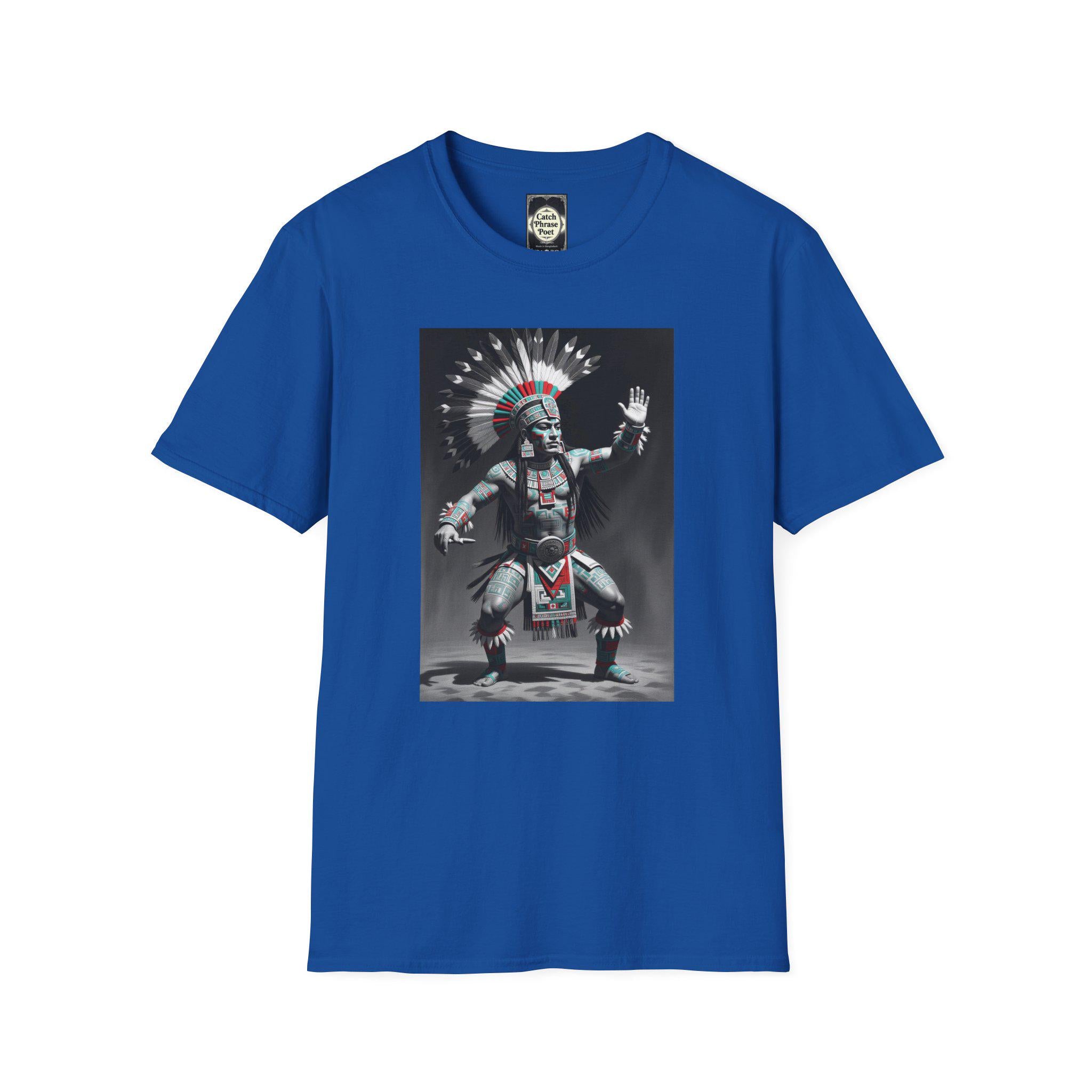 Native American Aztec Warrior T-Shirt: Unisex Graphic Tee